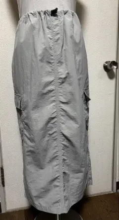 ★美品★Dickies グレー Iラインカーゴスカート　Lサイズのサムネイル