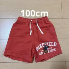 BREEZE ブリーズ 半ズボン ハーフパンツ 赤 100cm