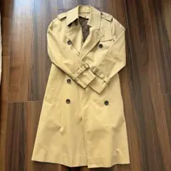 ベージュ トレンチコート ウエストベルト付き