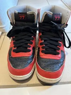 NIKE ハイカットスニーカー 77 レッド/ブラック