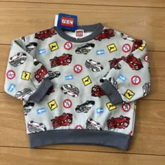 トミカ 車柄 トレーナー 90サイズ グレー