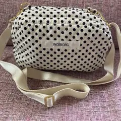 INGEBORG ドット柄ショルダーバッグ