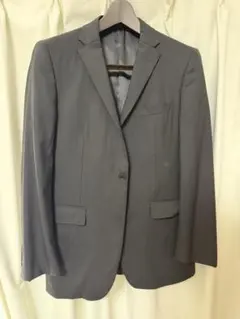 【BURBERRY 】スーツ ストライプ ブラック ビジネス　40L上下 BURBERRY BLACK LABEL（バーバリーブラックレーベル） 美品 ストライプ