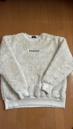 KANGOL フリーススウェット M ホワイト