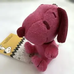 PEANUTS スヌーピー ぬいぐるみ マスコット ピンクのサムネイル
