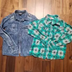 DIESEL デニム長袖シャツ 8サイズ　130cm～140cm