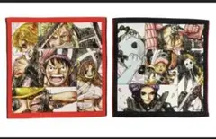 【新品未開封！】ワンピースフィルムレッドフルカラーハンドタオル２枚セット