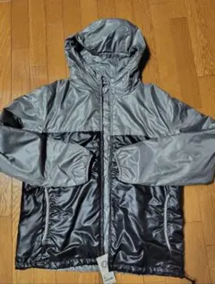 (週末お値下げ）リバーシブル ナイロンジャケット XL グレー/ブラック