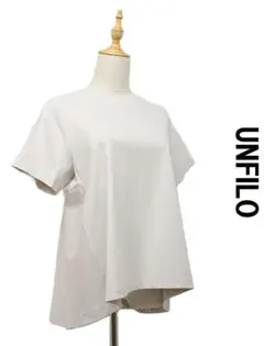 J505/美品 UNFILO BEAUTY FORM-T バックフレアTシャツのサムネイル