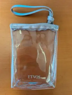 ETVOS クリアポーチ ストラップ付き　13×10 ノベルティのサムネイル