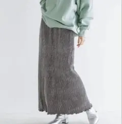 ローリーズファーム シャイニーベロアタイトスカート LOWRYS FARM