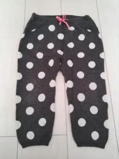 パンツ ドット グレー 白 ニット H&M 92