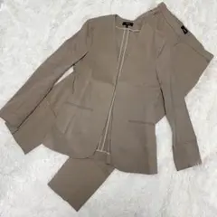 近年★セオリー ISITA エコクランチウォッシュ パンツセットアップ リネン混