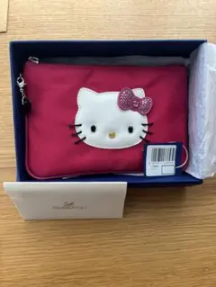 ハローキティー　スワロフスキー　廃盤品　レア商品　箱付き ハローキティースワロフスキー廃盤品レア商品箱付き