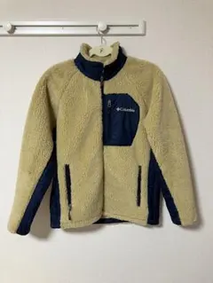 Columbia フリースジャケット M ベージュ・ネイビー