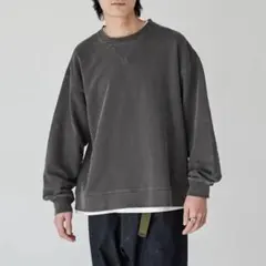 Coen ヴィンテージライクピグメント裏毛スウェット XLサイズ