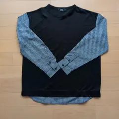 AZUL 長袖Tシャツ ブラック/ストライプのサムネイル