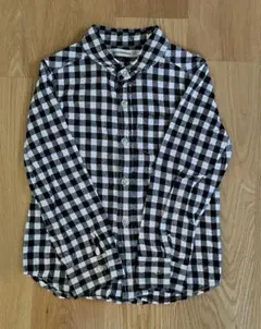 BACK NUMBER KIDS 長袖チェックシャツ 120