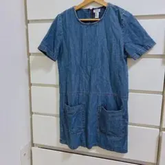 Forever21 フォーエバー21 デニム　ワンピース　ワンピ　S 細見え