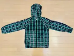 laundry フード付きチェックジャケット