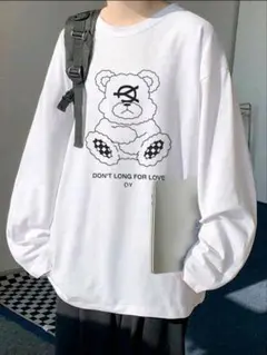 レディースオーバーサイズカットソー 長袖