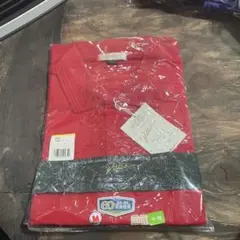 赤 半袖ポロシャツ Mサイズ　カラーポロシャツ