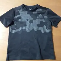 adidas キッズ Tシャツ climalite 黒