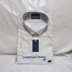 【新品未使用】CHRISTIAN ORANI ストライプ長袖Yシャツ【LL】