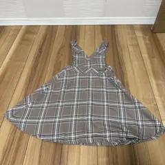 M*e様 Mezzo Piano チェック柄 ジャンバースカート