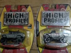 Jada toys HIGH PROFILE 2台セット ハマー シェビー 新品のサムネイル