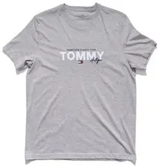 【S】TOMMY トミーヒルフィガー 半袖Tシャツ GRAPHIC T/グレー