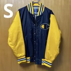 Champion スタジャン ネイビー イエローのサムネイル
