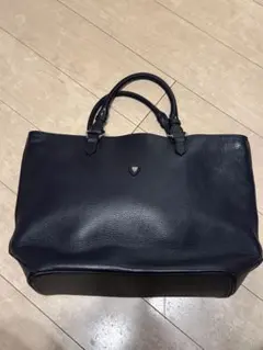 ネイビー レザー ビジネスバッグのサムネイル