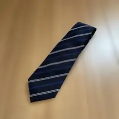 TOMBOW ネイビー ストライプ ネクタイ