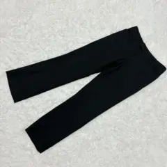 MICHEL KLEIN ミッシェルクラン ストレートパンツ 40 L黒ブラック