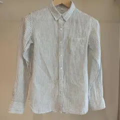 無印　リネンシャツ