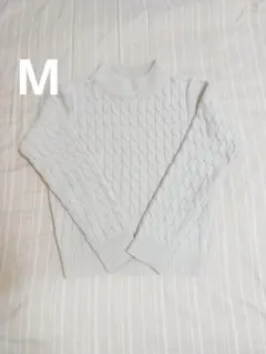 MAJESTIC LEGON ケーブルニット アイボリー