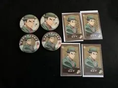 鬼滅の刃 AGF 純喫茶 グリッター 缶バッジ 悲鳴嶼行冥　チェキ　箔押し