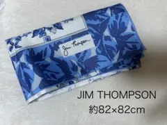 未使用保管品 JIM THOMPSON 花柄スカーフ 約82×82cm