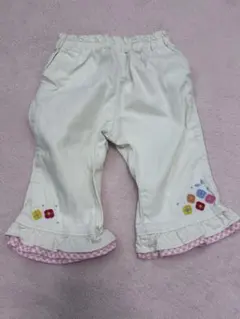 ミキハウス半ズボン 90cm アイボリー