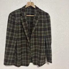 breganze チェック柄 テーラードジャケット　サイズ　M