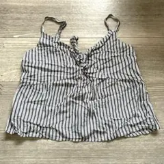 新品 未着用 Hollister ストライプ キャミソール チュニック ビスチェのサムネイル