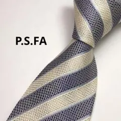 P.S.FA ネクタイ　シルク　ストライプ　日本製