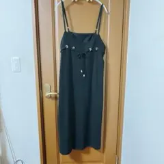 キャミワンピース ブラック