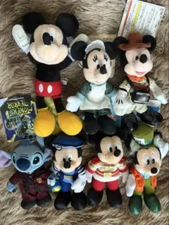 未使用タグ付き】 ディズニー スターウォーズ ぬいぐるみバッジ 5体