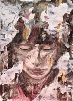 裸婦、美人画、絵画、山本英二、しなり、真作、肉筆、新品額縁