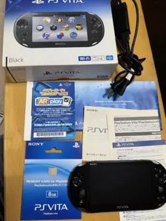 PS Vita ブラック Wi-Fi 8GBメモリーカード付き