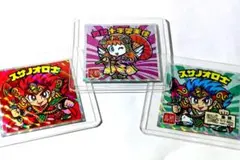 【硬質ケース付】ご当地ビックリマン 京都・島根 ＆ 紅白 スサノオロ士