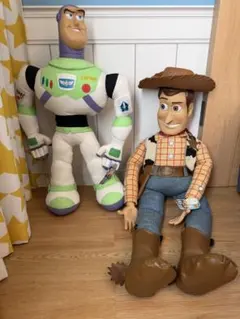 トイストーリー ウッディ バズ 特大 ビッグ ぬいぐるみ
