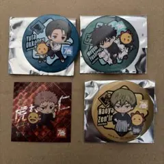 コジマ 呪術廻戦 ステッカー+缶バッジ3個（乙骨憂太、伏黒恵、禪院直哉）